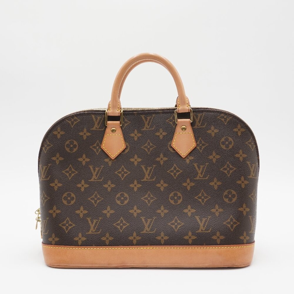 *SOLD* Louis Vuitton Alma Handbag Monogram Canvas Brown
